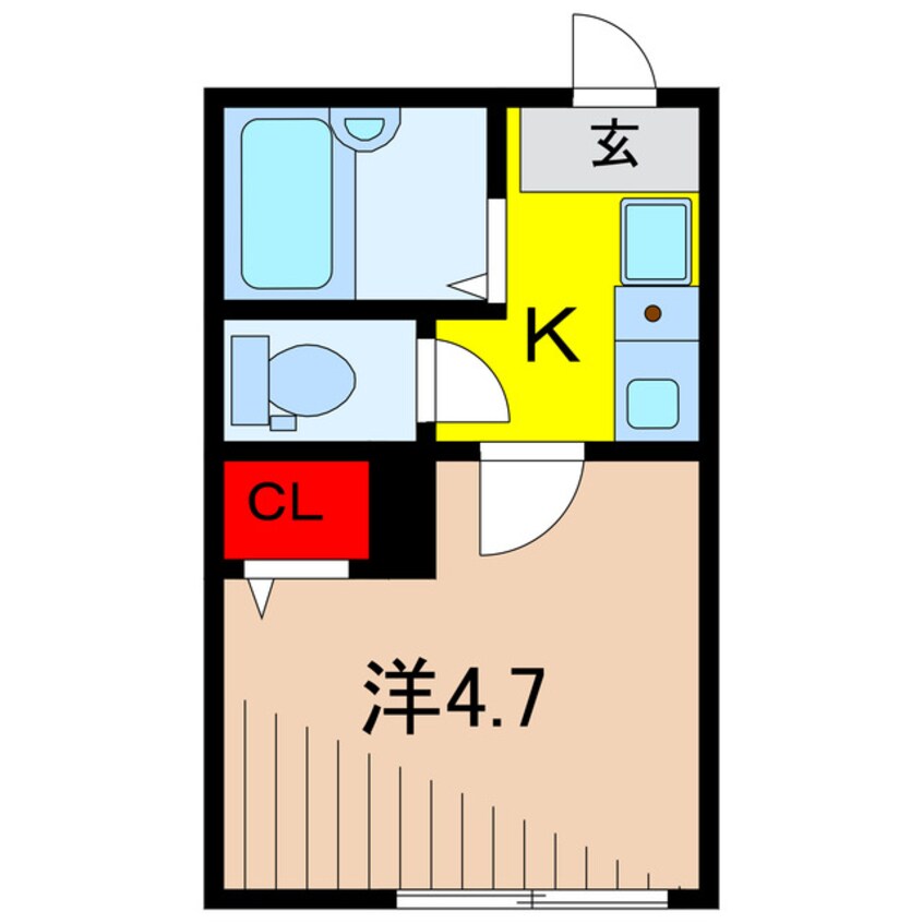 間取図 ALBA亀有