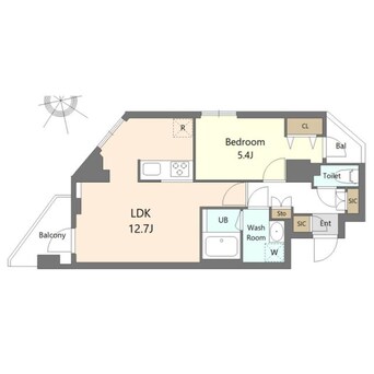 間取図 S-RESIDENCE北綾瀬awesome
