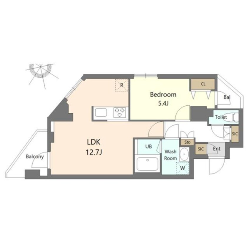 間取図 S-RESIDENCE北綾瀬awesome