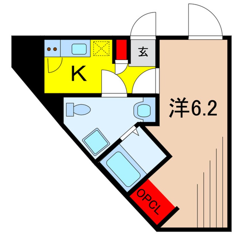 間取図 オークノワール綾瀬