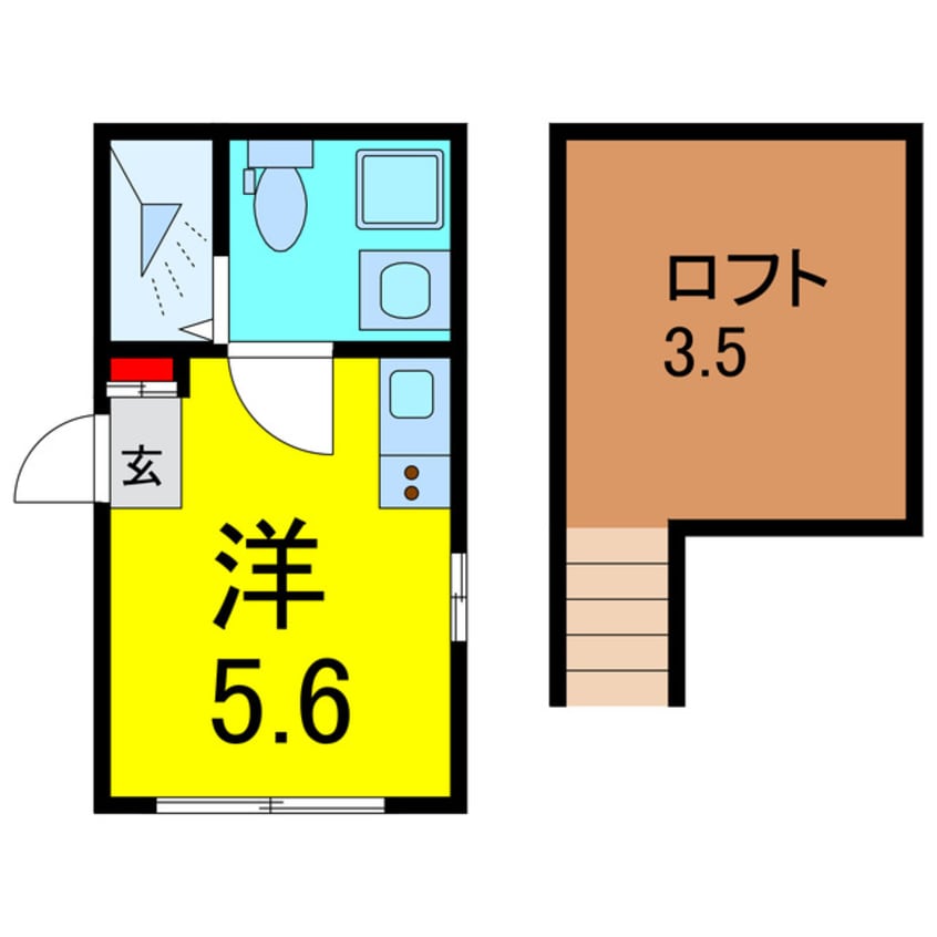 間取図 テラス金町