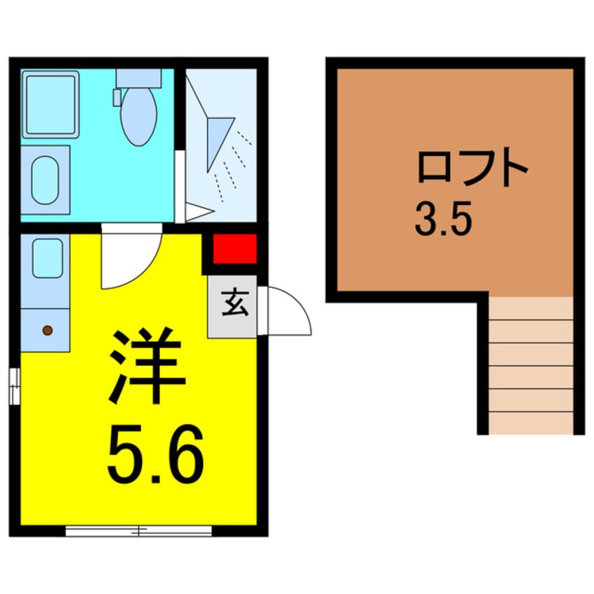 間取図 テラス金町