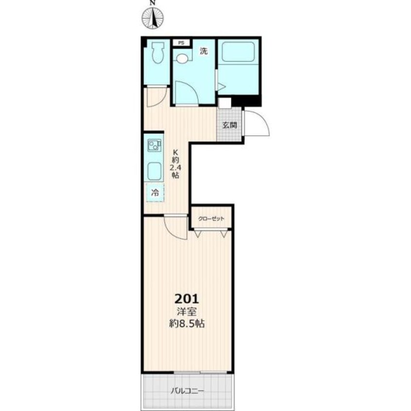 間取図 FICASA菖蒲園