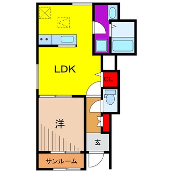 間取図 リーブルファイン葛飾西水元