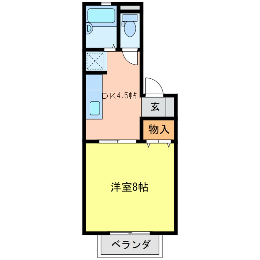 間取図 シャトル沖浜