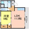 昭和マンション 1LDKの間取り