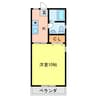 プライム昭和 1Kの間取り