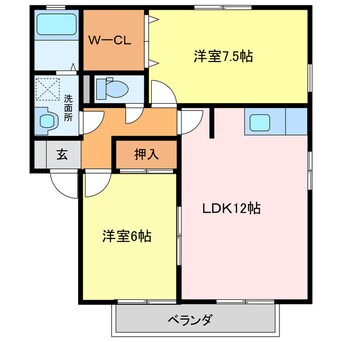 間取図 エクレラージュ