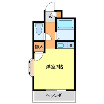 間取図 アメニティハイツ六番館