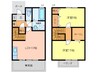 シェソワ 2LDKの間取り