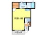 シャーメゾン山城 1Rの間取り