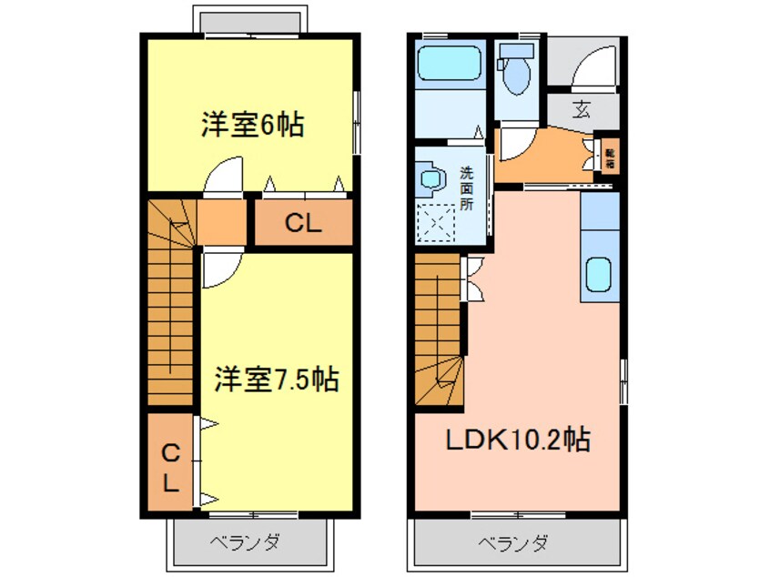 間取図 グリーンフィールド今岡