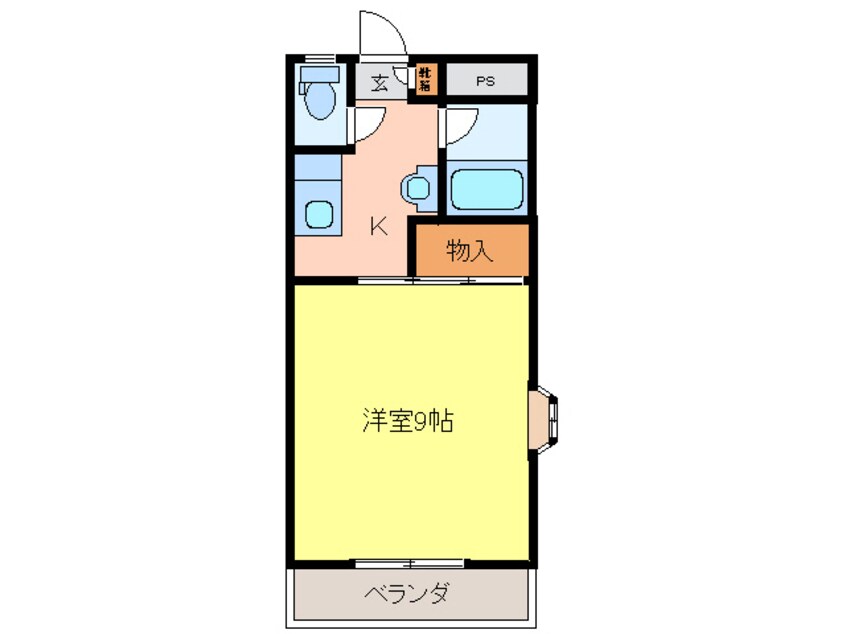 間取図 ビクトリーハイツ新港