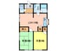 南昭和町一戸建て（椎野邸） 2LDKの間取り