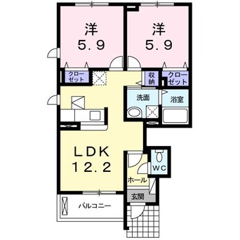 間取図 クローバーガーデン