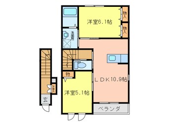 間取図 マルハⅠ・Ⅱ番館