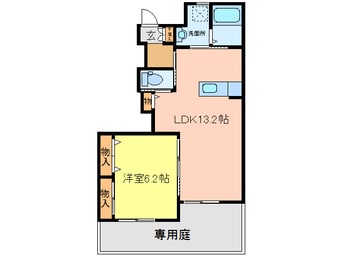 間取図 ビニグリーン末広
