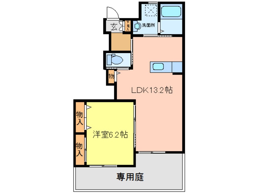 間取図 ビニグリーン末広