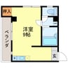 ロイヤルコート山城 1Rの間取り