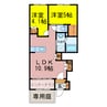 ハピネス 2LDKの間取り