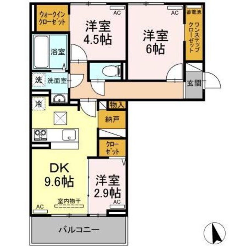 間取図 サンセール問屋町