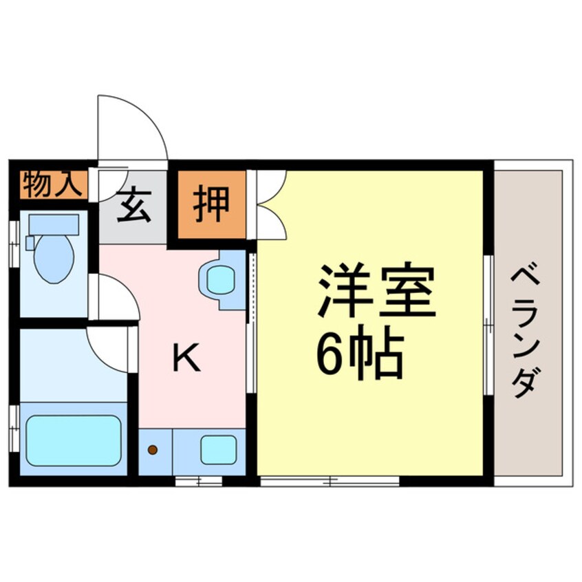 間取図 ドミトリー南昭和