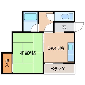 間取図 福井マンション