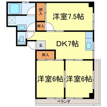 間取図 福井マンション