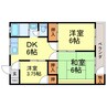 第1阿波ビル 3DKの間取り