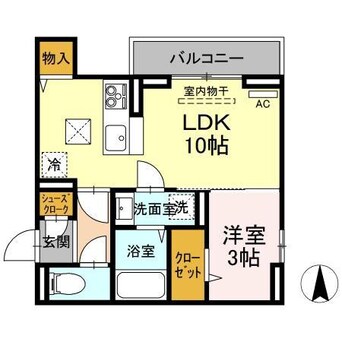 間取図 キャトルセゾン富田橋