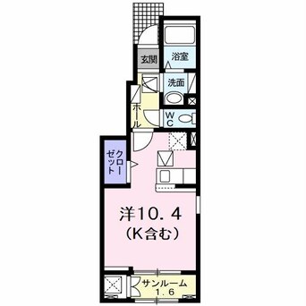 間取図 ベル　ルミエール　南Ⅲ