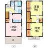 ラヴィレンス 2LDKの間取り
