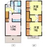 ラヴィレンス 2LDKの間取り