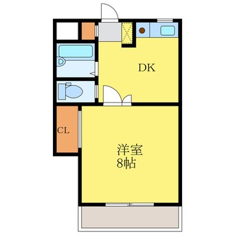 間取図 ｼｭﾗｲﾝｱｸｱ･ｿﾌｨｱ