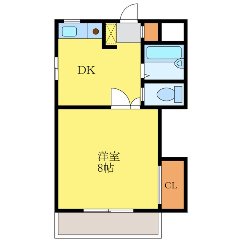 間取図 ｼｭﾗｲﾝｱｸｱ･ｿﾌｨｱ