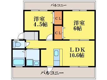 間取図 コォーリングマンション