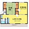 コォーリングマンション 2LDKの間取り