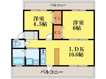 間取図 コォーリングマンション