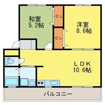 間取図 コォーリングマンション