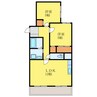 エスペランサ住吉 2LDKの間取り