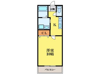 間取図 徳島線/徳島駅 徒歩10分 1階 築20年