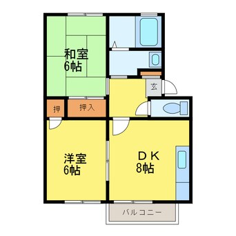 間取図 金剛シャンブル