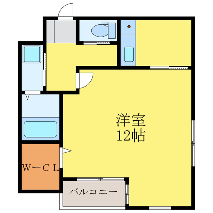 間取図 コンフォート中徳島町