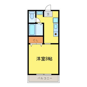 間取図 ハイツ川田