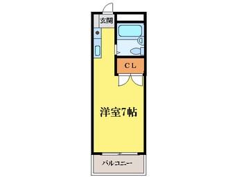 間取図 徳島線/徳島駅 徒歩10分 2階 築35年