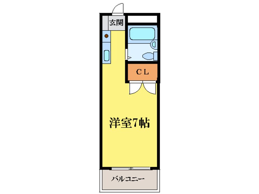 間取図 徳島線/徳島駅 徒歩10分 2階 築35年