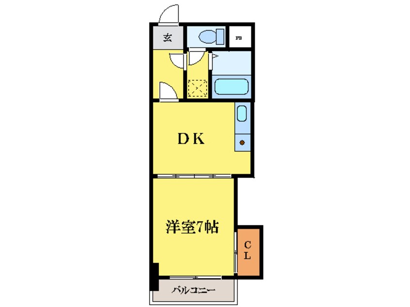 間取図 ラフォーレⅢ