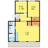 天神マンション1 2LDKの間取り