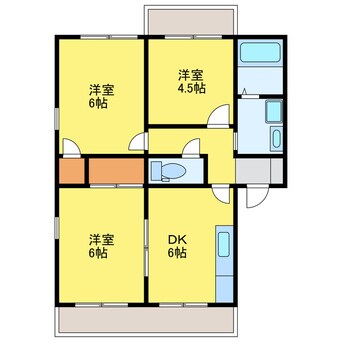 間取図 レーベンハイツ