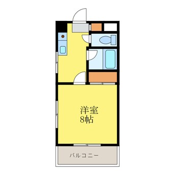 間取図 徳島線/佐古駅 徒歩10分 1階 築29年